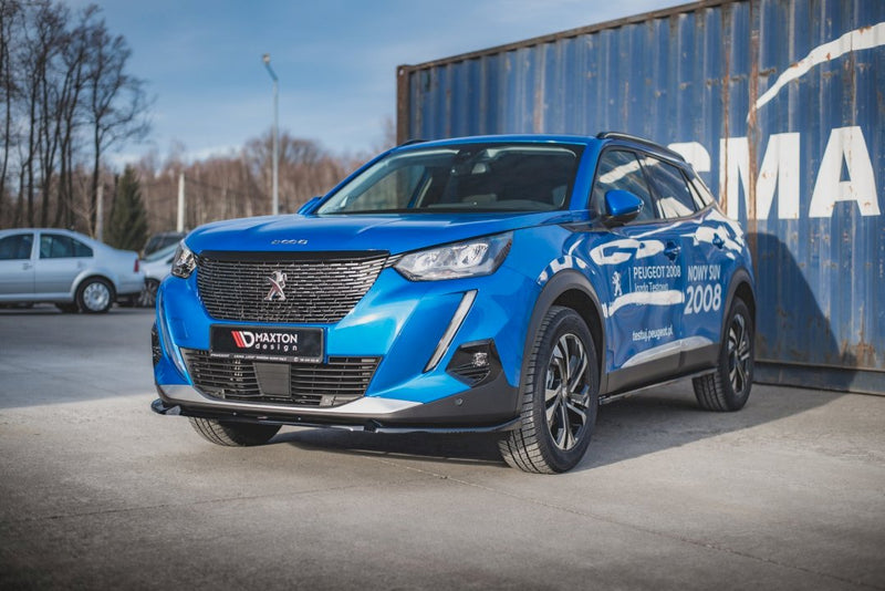 Maxton Design - FRONT SPLITTER V1 PEUGEOT 2008 MK2 (2019-2023)