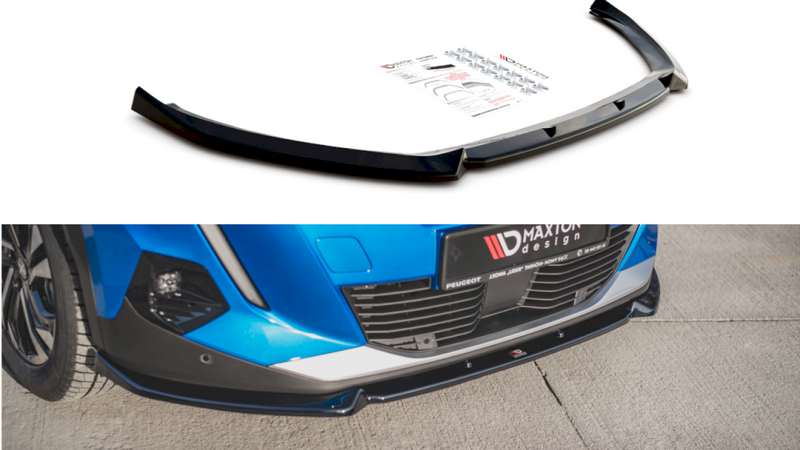 Maxton Design - FRONT SPLITTER V1 PEUGEOT 2008 MK2 (2019-2023)