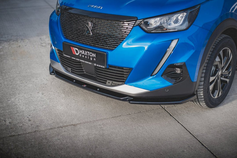 Maxton Design - FRONT SPLITTER V2 PEUGEOT 2008 MK2 (2019-2023)