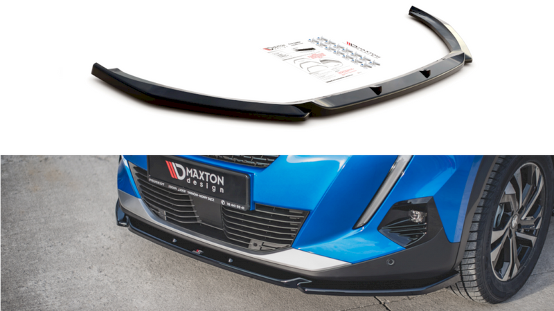Maxton Design - FRONT SPLITTER V2 PEUGEOT 2008 MK2 (2019-2023)