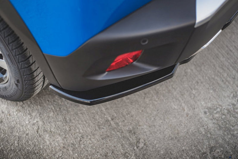 Maxton Design - CENTRAL REAR SPLITTER (W/ VERTICAL BARS) PEUGEOT 2008 MK2 (2019-2023)