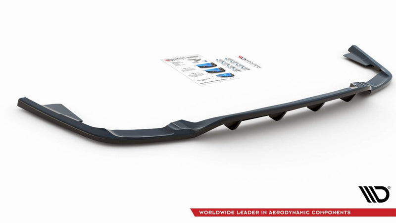 Maxton Design - CENTRAL REAR SPLITTER (VERTICAL BARS) VOLVO XC60 MK2 R-DESIGN