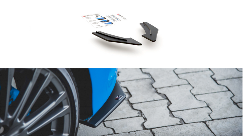 Maxton Design - STREET PRO DURABILITY REAR SIDE SPLITTERS FORD FOCUS RS MK3 (2015-2018)