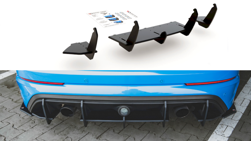 Maxton Design - STREET PRO DURABILITY REAR DIFFUSER FORD FOCUS RS MK3 (2015-2018)