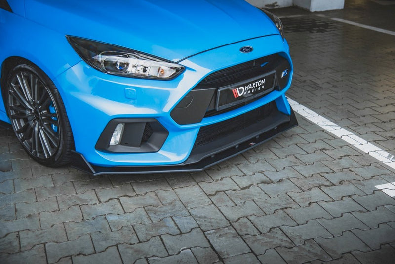 Maxton Design - STREET PRO DURABILITY FRONT SPLITTER V2 FORD FOCUS RS MK3 (2015-2018)