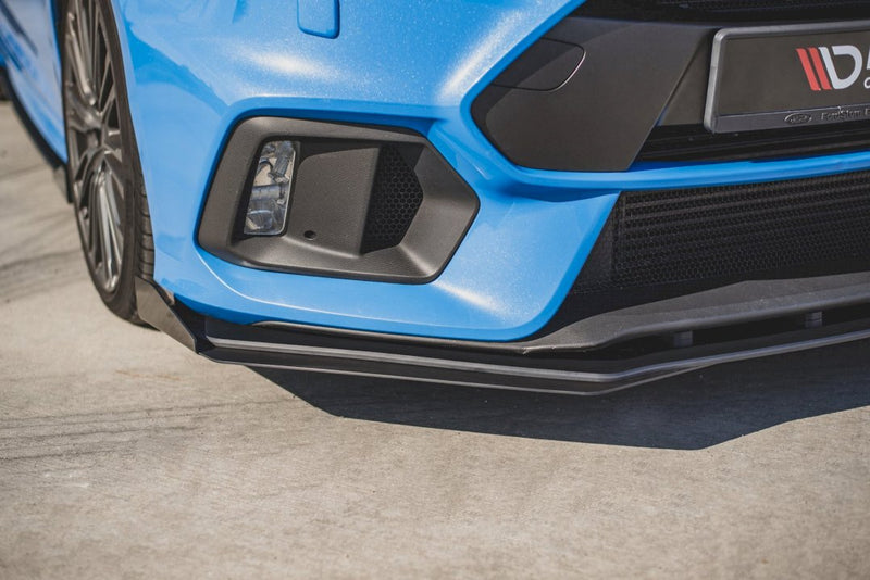 Maxton Design - STREET PRO DURABILITY FRONT SPLITTER (+FLAPS) FORD FOCUS RS MK3 (2015-2018)