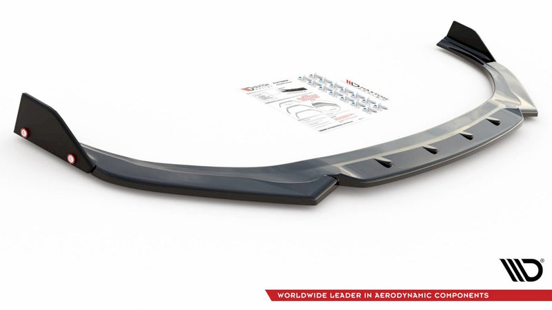 Maxton Design - FRONT SPLITTER V.6 + FLAPS HYUNDAI I30 N MK3 HATCHBACK / FASTBACK