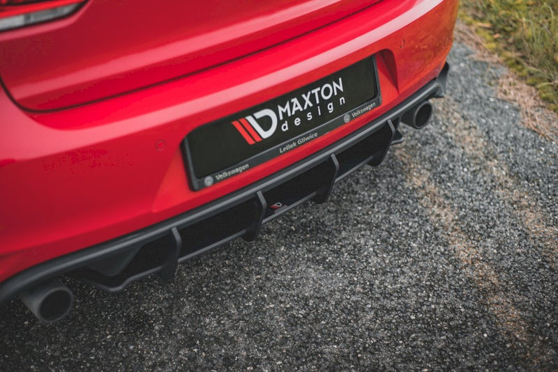 Maxton Design - STREE PRO REAR DIFFUSER V2 VW GOLF GTI MK6 (2008-2012)