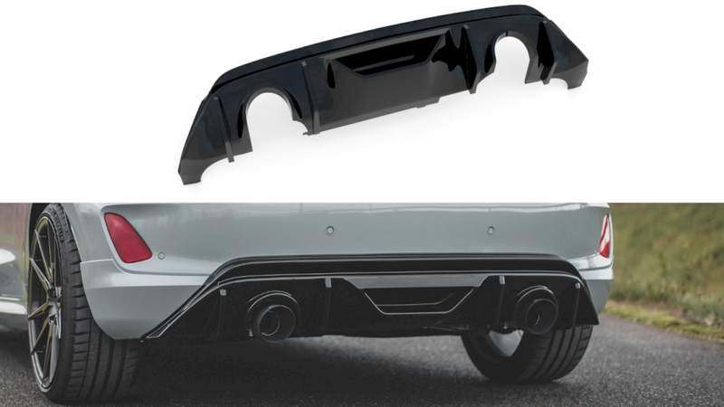 Maxton Design - REAR DIFFUSER + MILLTEK GPF/OPF BACK EXHAUST SYSTEM - FORD FIESTA MK8/8.5 ST (2018-2024)