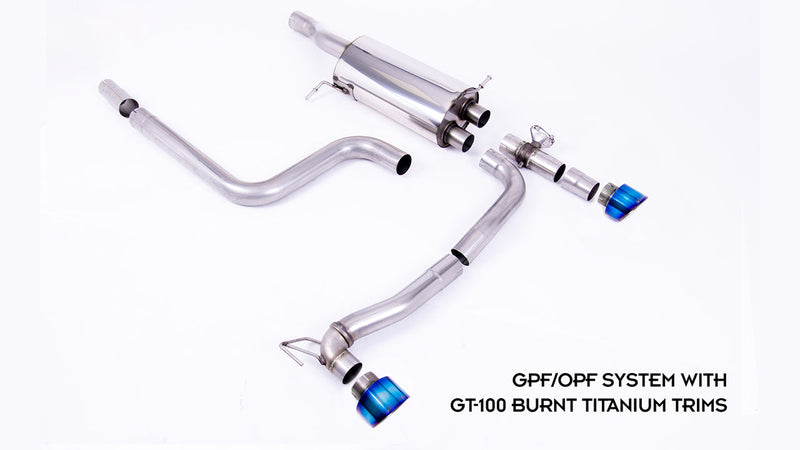 Maxton Design - REAR DIFFUSER + MILLTEK GPF/OPF BACK EXHAUST SYSTEM - FORD FIESTA MK8/8.5 ST (2018-2024)