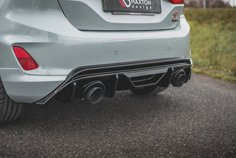 Maxton Design - REAR DIFFUSER + MILLTEK GPF/OPF BACK EXHAUST SYSTEM - FORD FIESTA MK8/8.5 ST (2018-2024)