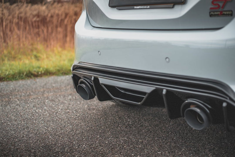 Maxton Design - REAR DIFFUSER + MILLTEK GPF/OPF BACK EXHAUST SYSTEM - FORD FIESTA MK8/8.5 ST (2018-2024)