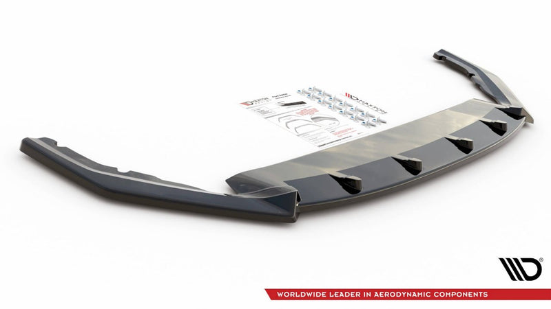 Maxton Design - FRONT SPLITTER V1 SKODA OCTAVIA RS MK4 (2020-2024)
