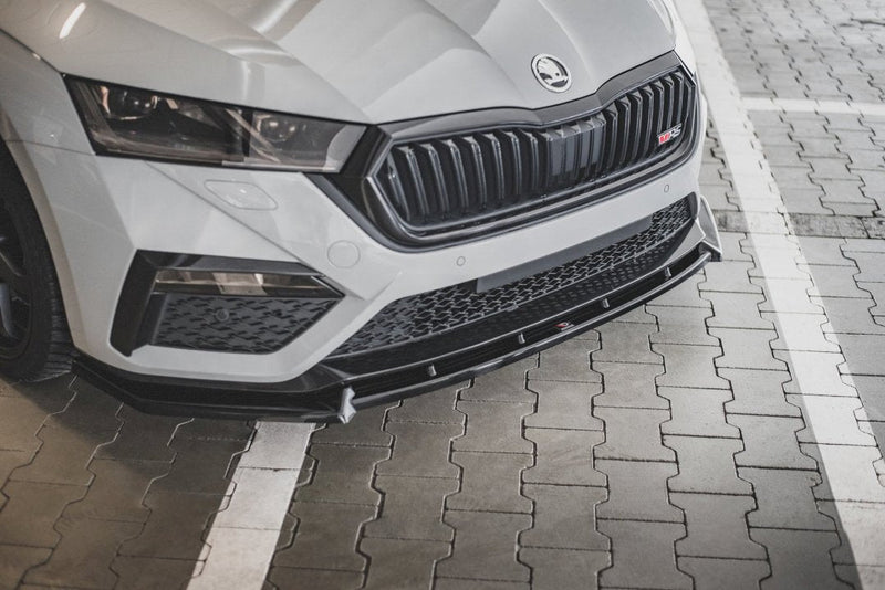 Maxton Design - FRONT SPLITTER V1 SKODA OCTAVIA RS MK4 (2020-2024)