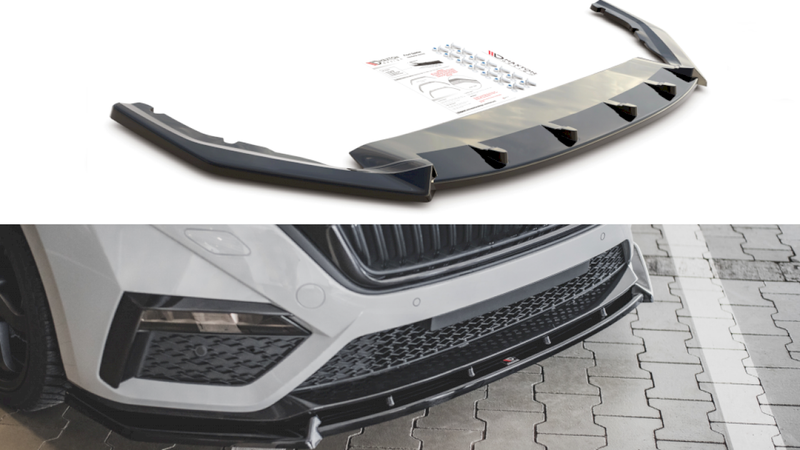 Maxton Design - FRONT SPLITTER V1 SKODA OCTAVIA RS MK4 (2020-2024)