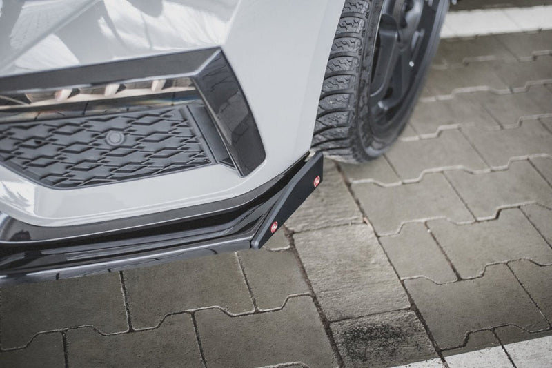 Maxton Design - FRONT SPLITTER V.2 + FLAPS SKODA OCTAVIA RS MK4