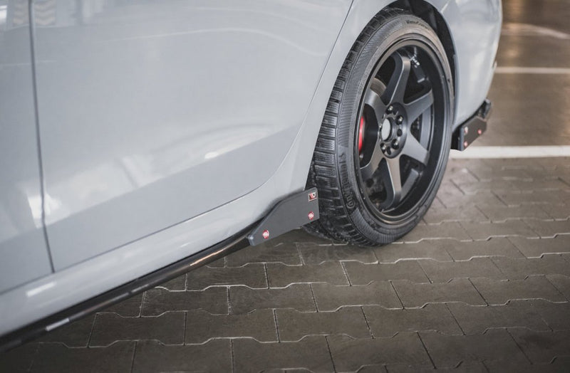 Maxton Design - SIDE SKIRTS DIFFUSERS V.2 + FLAPS SKODA OCTAVIA RS MK4