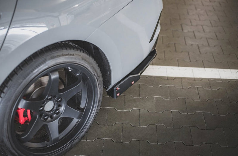 Maxton Design - REAR SIDE SPLITTERS V.2 + FLAPS SKODA OCTAVIA RS MK4