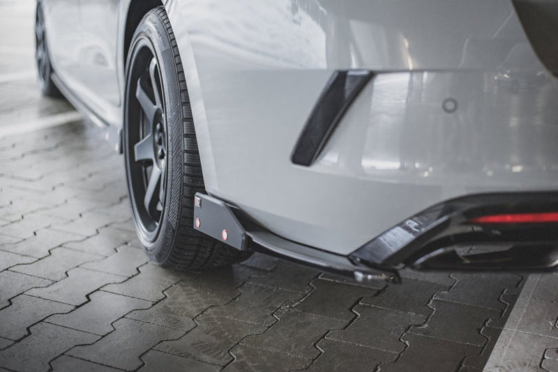 Maxton Design - REAR SIDE SPLITTERS V.2 + FLAPS SKODA OCTAVIA RS MK4
