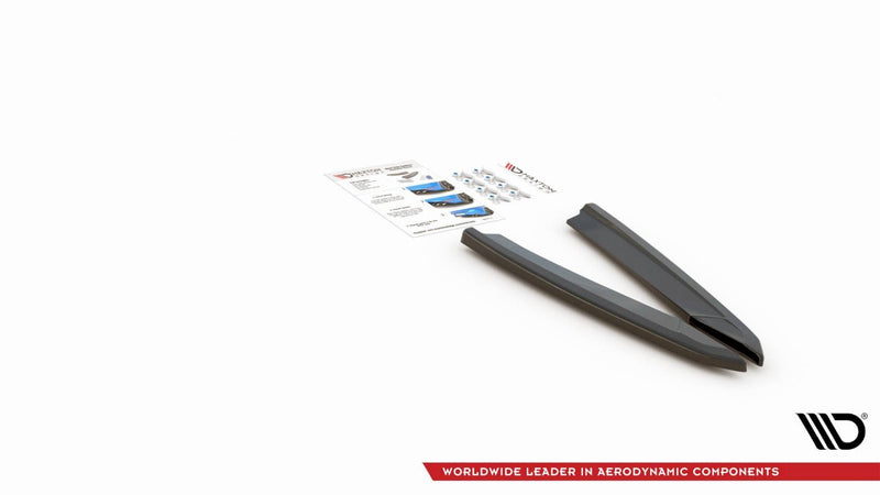 Maxton Design - REAR SIDE SPLITTERS V1 SKODA OCTAVIA RS MK4 (2020-2024)