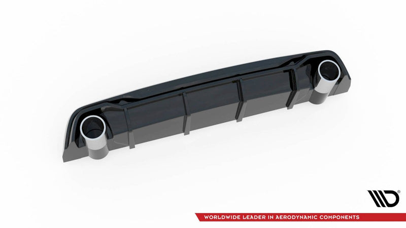 Maxton Design - REAR VALANCE + EXHAUST ENDS IMITATION PEUGEOT 308 GT MK2 FACELIFT (2017-2021)