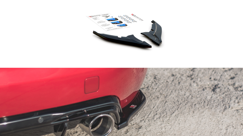 Maxton Design - REAR SIDE SPLITTERS PEUGEOT 308 GT MK2 FACELIFT (2017-2021)