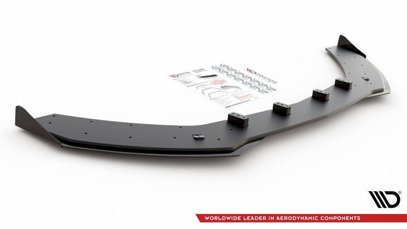 Maxton Design -  Street PRO Front Splitter + Flaps Mercedes-AMG C43 / AMG-Line Coupe C205