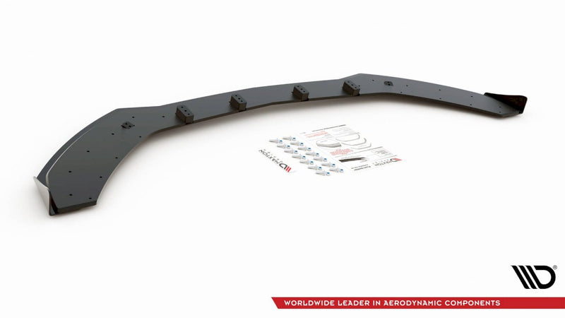 Maxton Design -  Street PRO Front Splitter + Flaps Mercedes-AMG C43 / AMG-Line Coupe C205