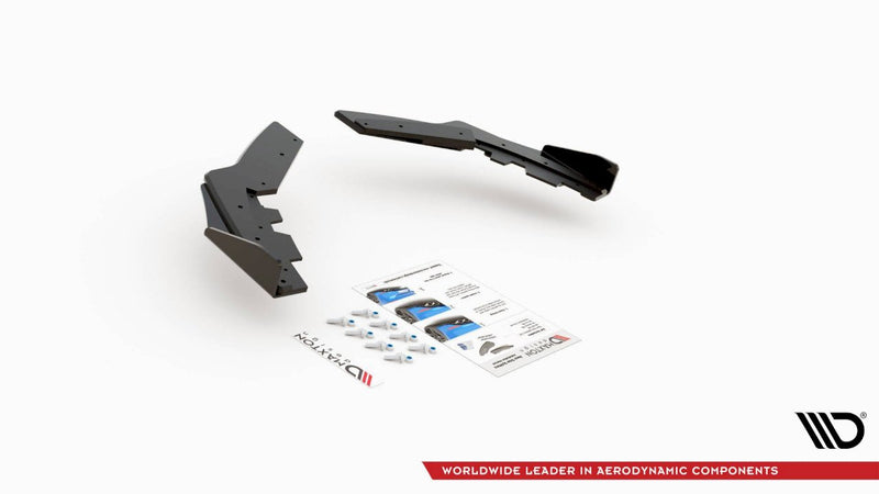 Maxton Design - STREET PRO DURABILITY REAR SIDE SPLITTERS (+FLAPS) BMW M135I F20 (2011-2015)