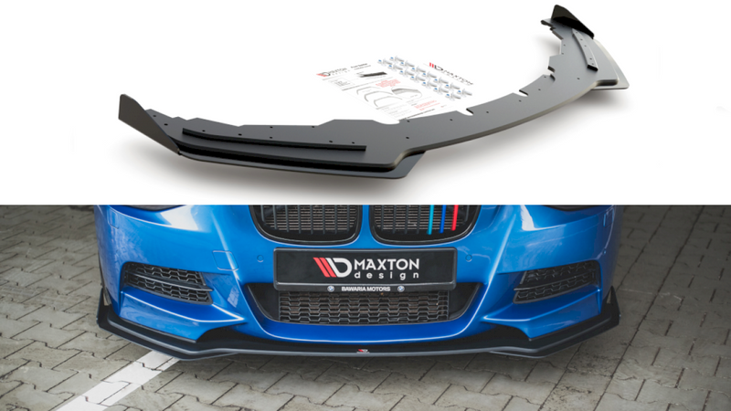 Maxton Design - STREET PRO DURABILITY FRONT SPLITTER (+FLAPS) BMW M135I F20 (2011-2015)