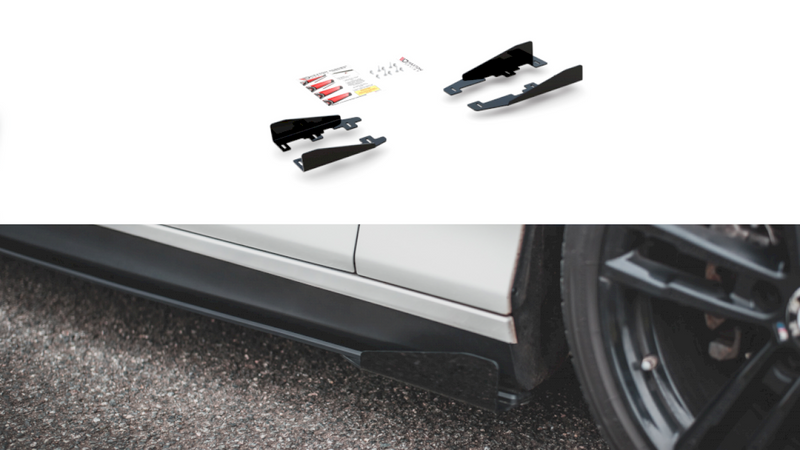 Maxton Design - STREET PRO SIDE FLAPS BMW 1 F20 M-PACK FACELIFT / M140I (2015-2019)