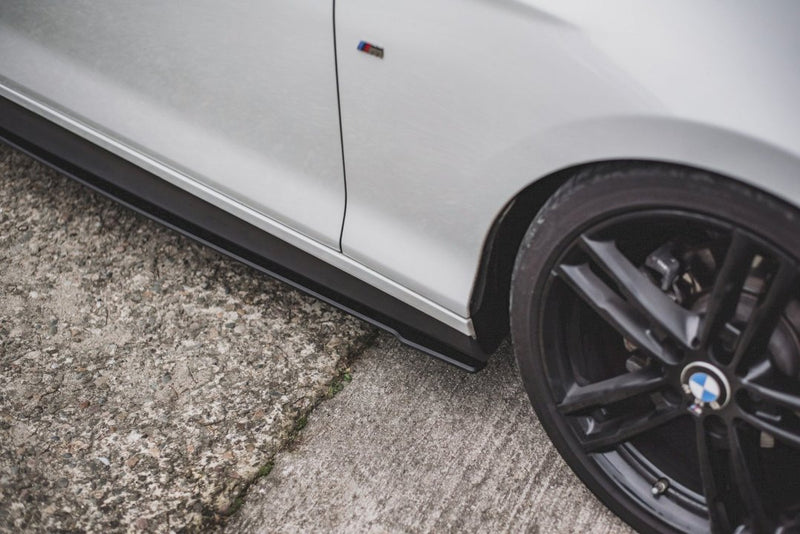 Maxton Design - STREET PRO DURABILITY SIDE SKIRTS DIFFUSERS V2 BMW 1 F20 M-PACK FACELIFT / M140I (2015-2019)