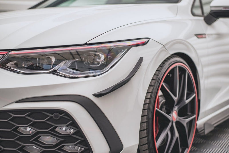 Maxton Design - Front Bumper Wings (Canards) VW Golf 8 GTI