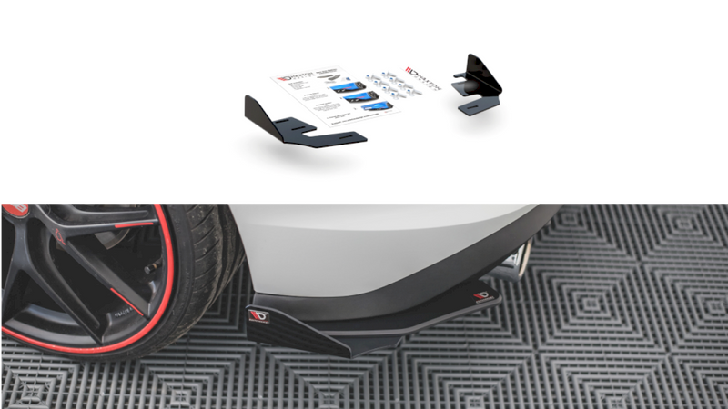 Maxton Design - REAR SIDE FLAPS VOLKSWAGEN GOLF GTI / GTE MK8