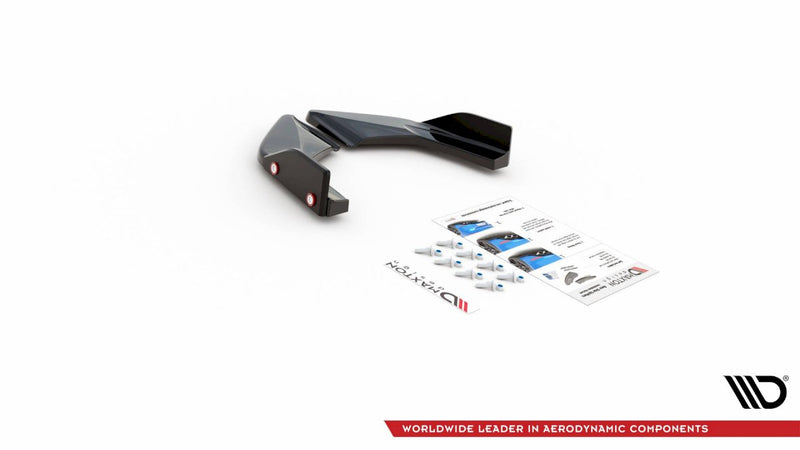 Maxton Design - REAR SIDE SPLITTERS V.2 + FLAPS VOLKSWAGEN GOLF GTI / GTE MK8