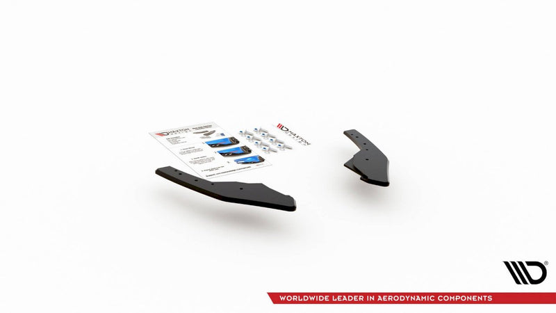 Maxton Design - STREET PRO REAR SIDE SPLITTERS VOLKSWAGEN GOLF GTI / GTE MK8