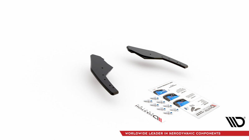 Maxton Design - STREET PRO REAR SIDE SPLITTERS VOLKSWAGEN GOLF GTI / GTE MK8