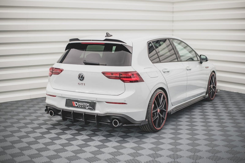 Maxton Design - Street Pro Rear Side Splitters + Flaps Volkswagen Golf GTI / GTE / R-Line Mk8