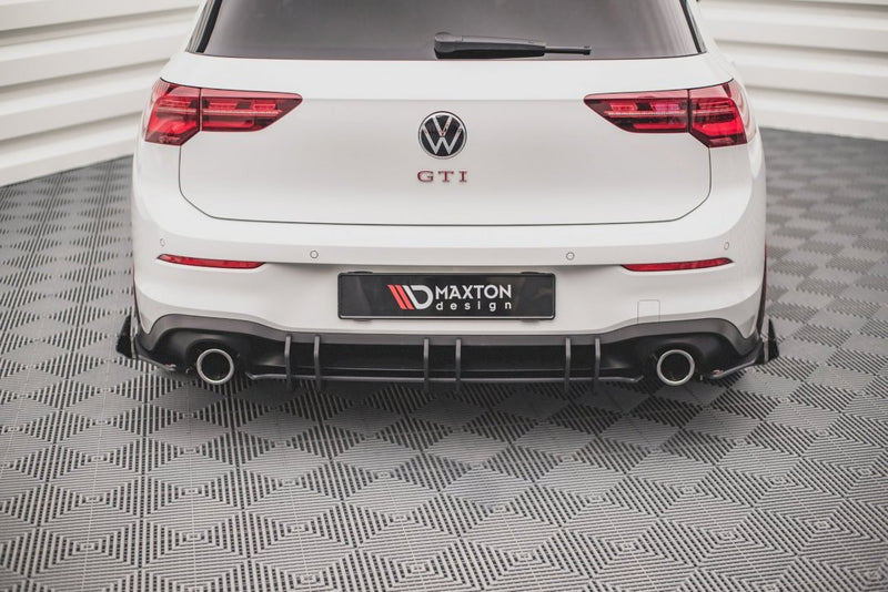 Maxton Design - STREET PRO REAR DIFFUSER V2 VW GOLF 8 GTI (2020-)