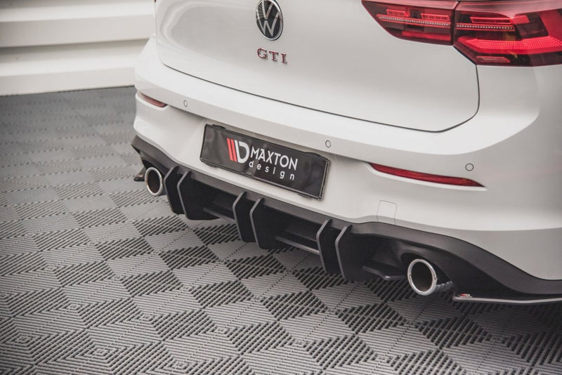 Maxton Design - STREET PRO REAR DIFFUSER V2 VW GOLF 8 GTI (2020-)