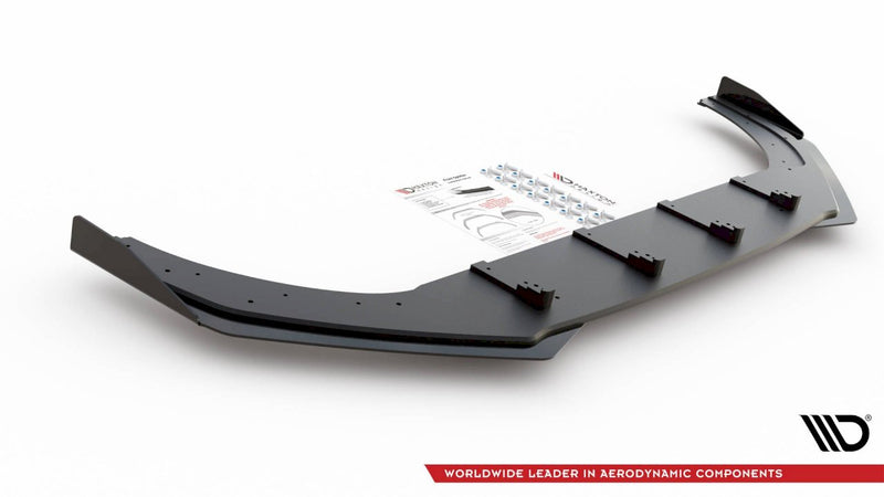 Maxton Design - STREET PRO FRONT SPLITTER + FLAPS VOLKSWAGEN GOLF GTI / GTE / R-LINE MK8