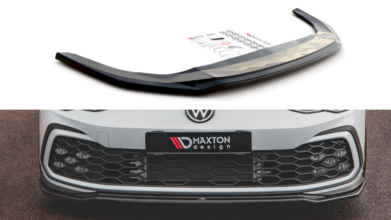 Maxton Design - FRONT SPLITTER V.4 VOLKSWAGEN GOLF GTI / GTE / R-LINE MK8