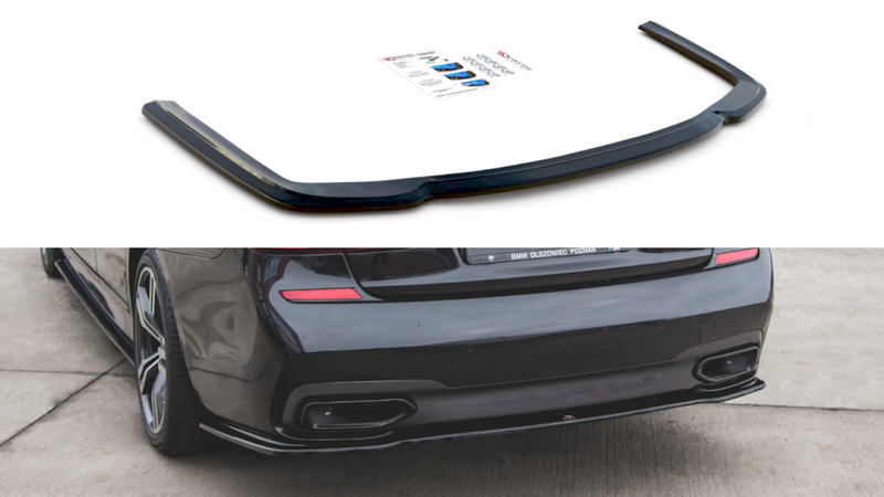 Maxton Design - CENTRAL REAR SPLITTER BMW 7 M-PACK G11 (2015-2018)