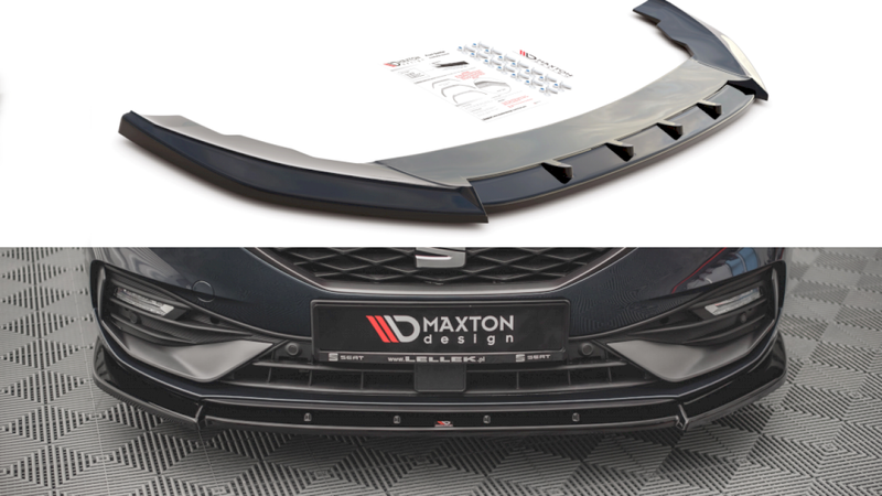 Maxton Design - FRONT SPLITTER V1 SEAT LEON FR MK4 (2020-)