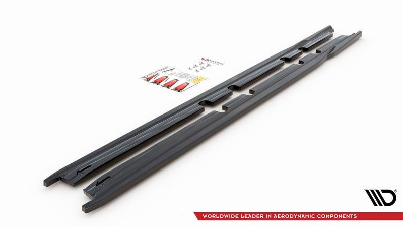 Maxton Design - Side Skirts Diffusers V.1 Seat Leon FR ST / Hatchback Mk4 / Cupra Leon ST / Hatchback Mk1 / Mk1 Facelift