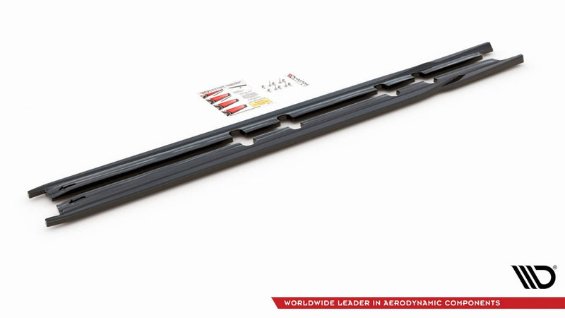 Maxton Design - Side Skirts Diffusers V.1 Seat Leon FR ST / Hatchback Mk4 / Cupra Leon ST / Hatchback Mk1 / Mk1 Facelift