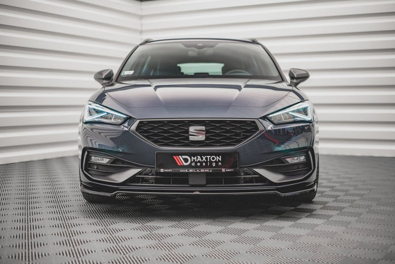 Maxton Design - FRONT SPLITTER V4 SEAT LEON FR MK4 (2020-)