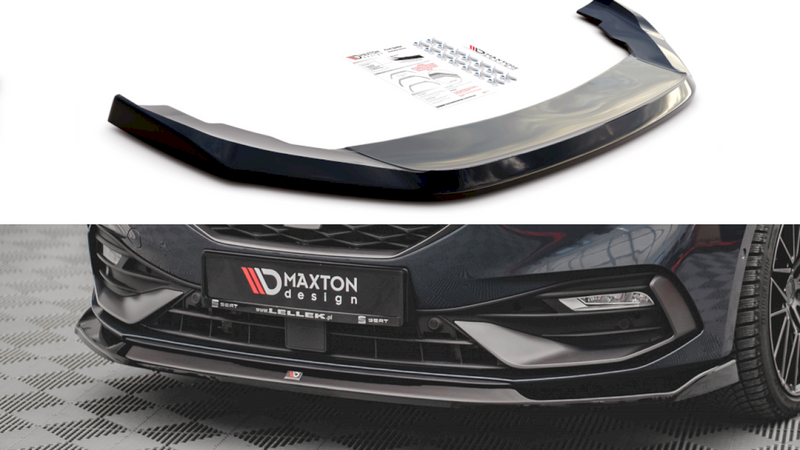 Maxton Design - FRONT SPLITTER V3 SEAT LEON FR MK4 (2020-)