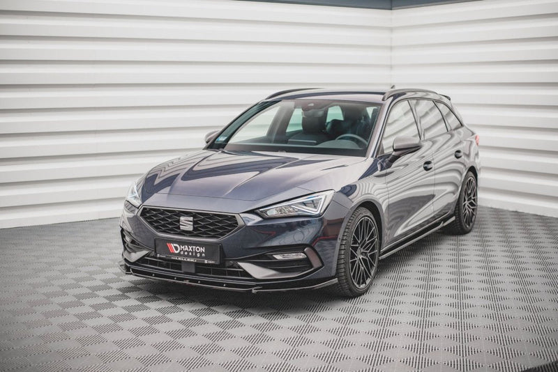 Maxton Design - FRONT SPLITTER V2 SEAT LEON FR MK4 (2020-)