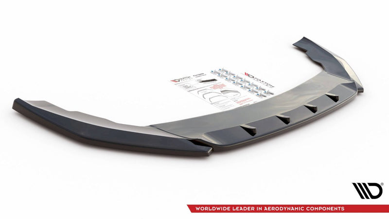 Maxton Design - FRONT SPLITTER V2 SEAT LEON FR MK4 (2020-)